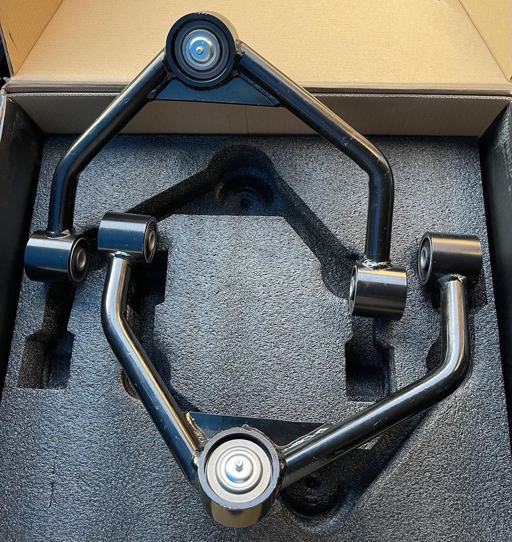 . Dodge Ram 1500 2-4inch Lift Front Upper Tubular Control Arms for 2019 to 2023. (Models 2-4inch Lifted Only)