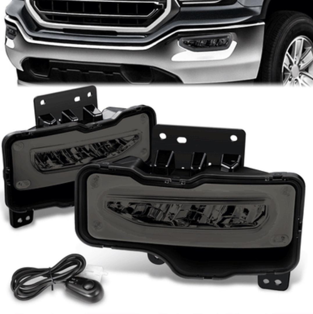 . GMC Sierra Smoked LED Fog Lights for 2016 to 2018