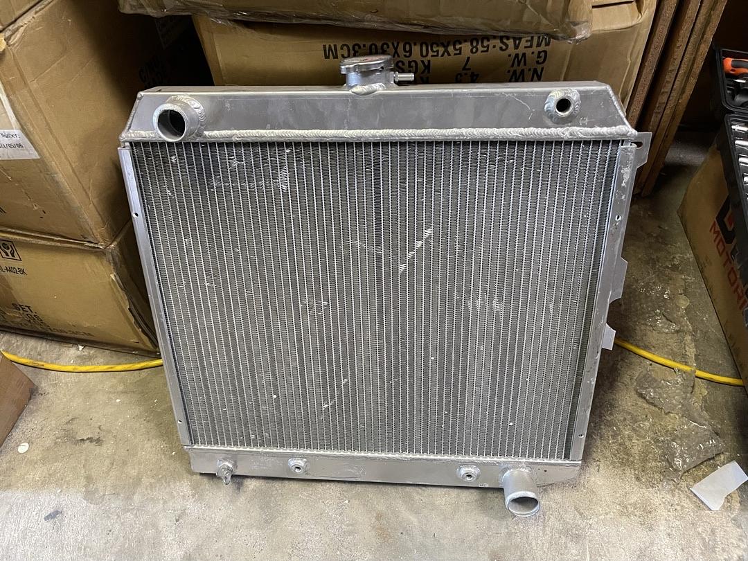 AS IS RA-NOVA62-3 62-67 Chevrolet Chevy II / Nova 3-row full aluminum radiator