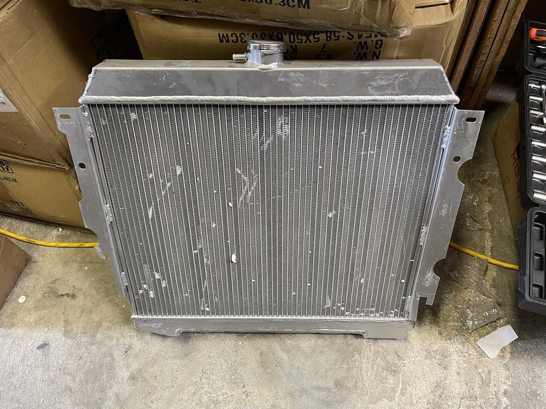 AS IS RA-NOVA62-3 62-67 Chevrolet Chevy II / Nova 3-row full aluminum radiator