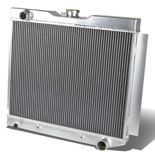 AS IS RA-CHARGER74-3 74 DODGE CHALLENGER 50-54 CHEVY BEL AIR / 53-54 CORVETTE 3-Row Full Aluminum Radiator