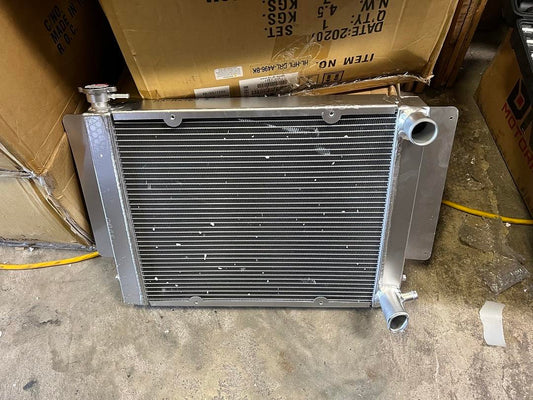 AS IS RA-RX769-3 For 1979 to 1982 Mazda RX-7 Full Aluminum 3-Row Racing Radiator