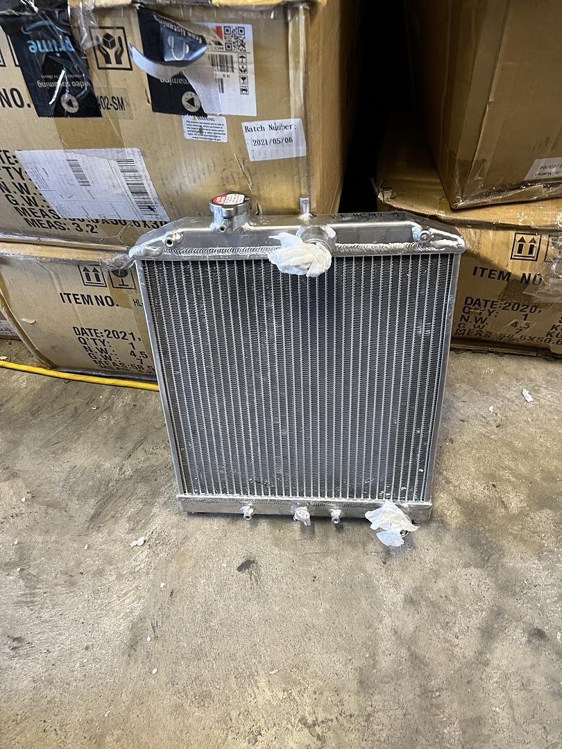 AS IS RA-HC92-42-2 1992 to 2000 Honda Civic, Del Sol, or Acura Integra 2 Row Aluminum Radiator