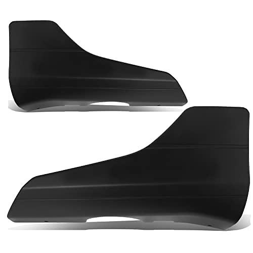 DNA MOTORING ZTL-Y-0259 Pair of Matte Black Rear Door Side Skirt Panel Splitters Compatible with 17-22 Tesla Model 3