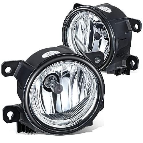 Pair of Fog Lights Compatible with 13-15 Accord / 13-21 Civic / 19-20 HR-V / 15-20 Fit, Clear Lens