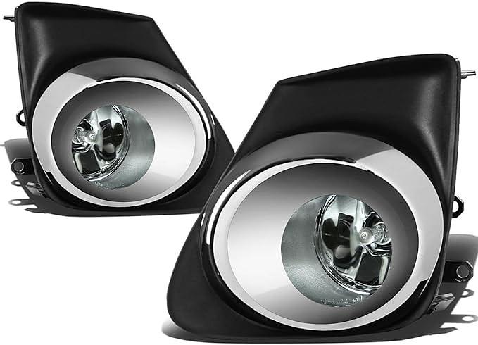 Fog Light With Bezel & Switch Driver & Passenger Side Enhance visibility [Compatible with 11-13 Corolla]