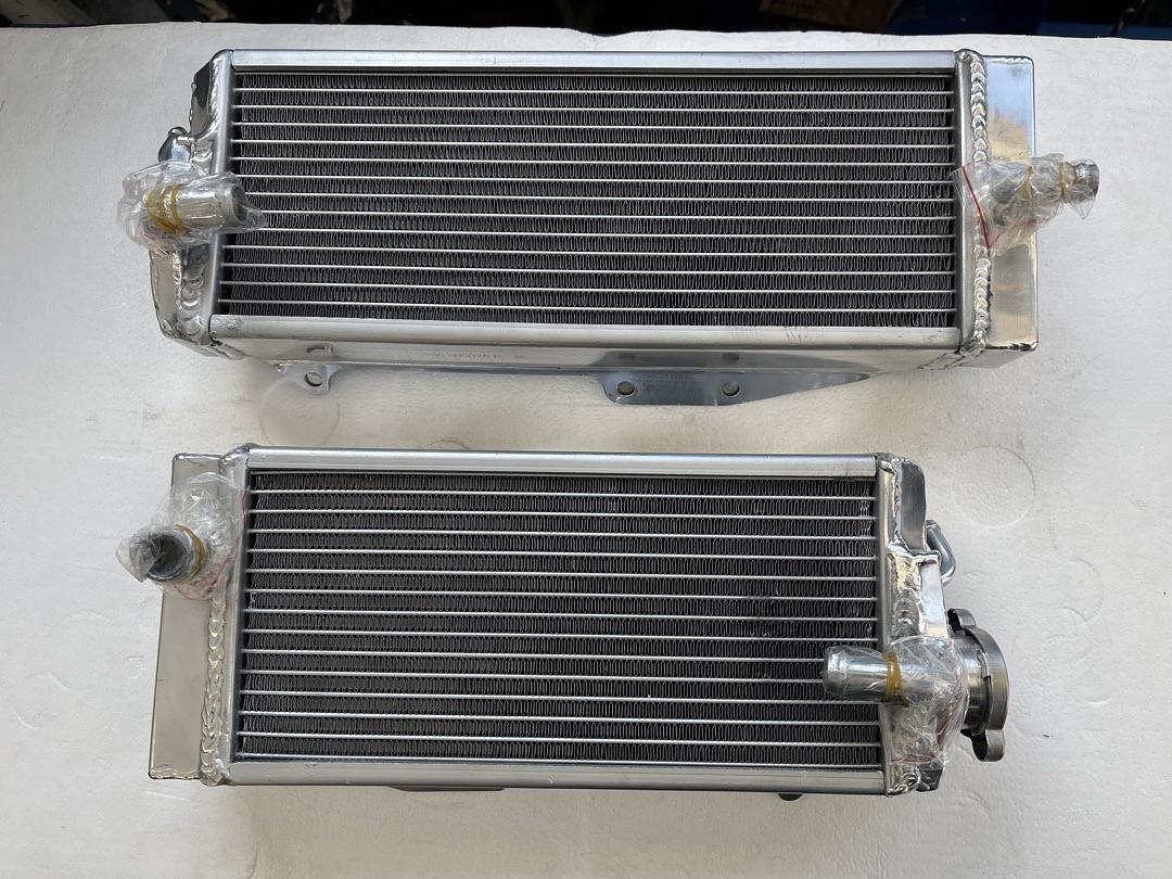 09-11 KAWASAKI KX250F 2/DUAL ROW ALUMINUM OFF ROAD MOTORCYCLE BIKE RADIATORS L+R