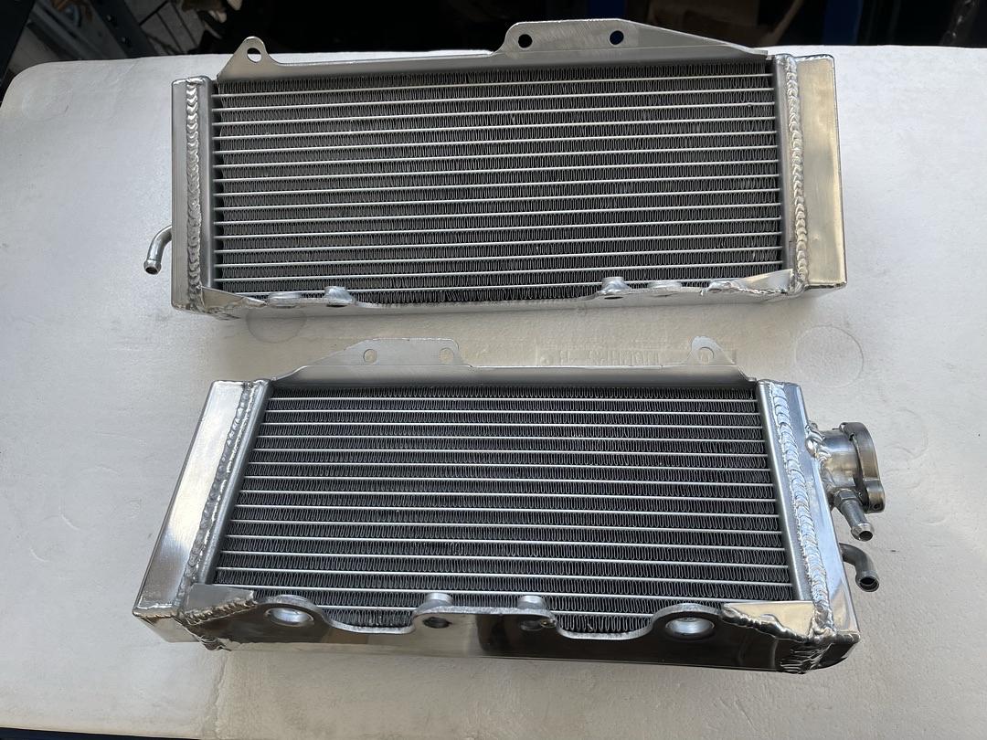 09-11 KAWASAKI KX250F 2/DUAL ROW ALUMINUM OFF ROAD MOTORCYCLE BIKE RADIATORS L+R