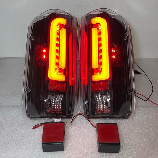 (Right side only )Tl-f15094-led-bk-cl 90-96 Ford F-150 / Bronco 90-97 Ford F-250 F-350 F super duty Black Housing LED 3D TailLights