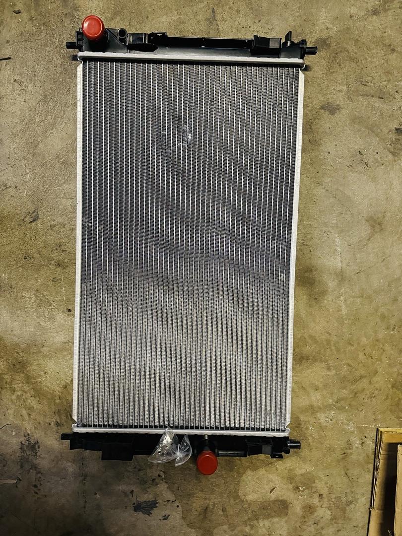 OB OEM-RA-2951 1-Row OE Style Aluminum Cooling Radiator Replacement Compatible with 11-14 Chrysler, 07-16 Compass/Patriot, 27-5/8" W X 16-1/16" H X 5/8" D, 1-3/8" Inlet, 1-3/8" Out