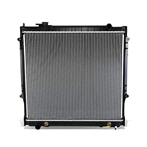 OB OEM-RA-1755 1-Row OE Style Aluminum Cooling Radiator Compatible with 95-04 Tacoma AT, 25-1/2" W X 22-5/8" H X 1" D, 1-3/8" Inlet, 1-3/8" Outlet