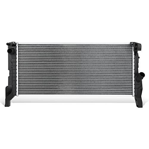 OE Style 1-Row Aluminum Cooling Radiator Compatible with 14-18 Mini Cooper Hatchback S 2.0L,26-3/4" W X 12-1/4" H X 1" D,1-1/4"Inlet/Outlet