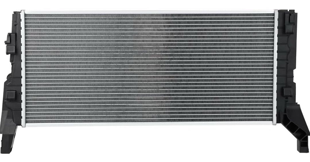 OE Style 1-Row Aluminum Cooling Radiator Compatible with 14-18 Mini Cooper Hatchback S 2.0L,26-3/4" W X 12-1/4" H X 1" D,1-1/4"Inlet/Outlet