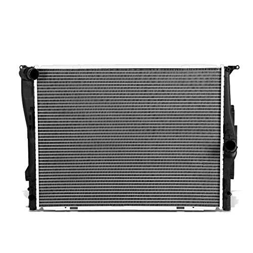 OB OEM-RA-2882 OE Style Bolt-On Aluminum Core Radiator Replacement Compatible with 08-13 BMW 128i / 06-10 130i AT MT, 23-5/8" W X 18-1/16" H X 1-1/4" D, 1-1/2" Inlet, 1-1/2" Outlet