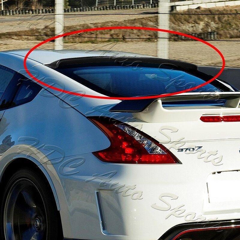 For 09-20 Nissan 370Z VIP 100% Real Carbon Fiber Rear Window Roof Spoiler Wing