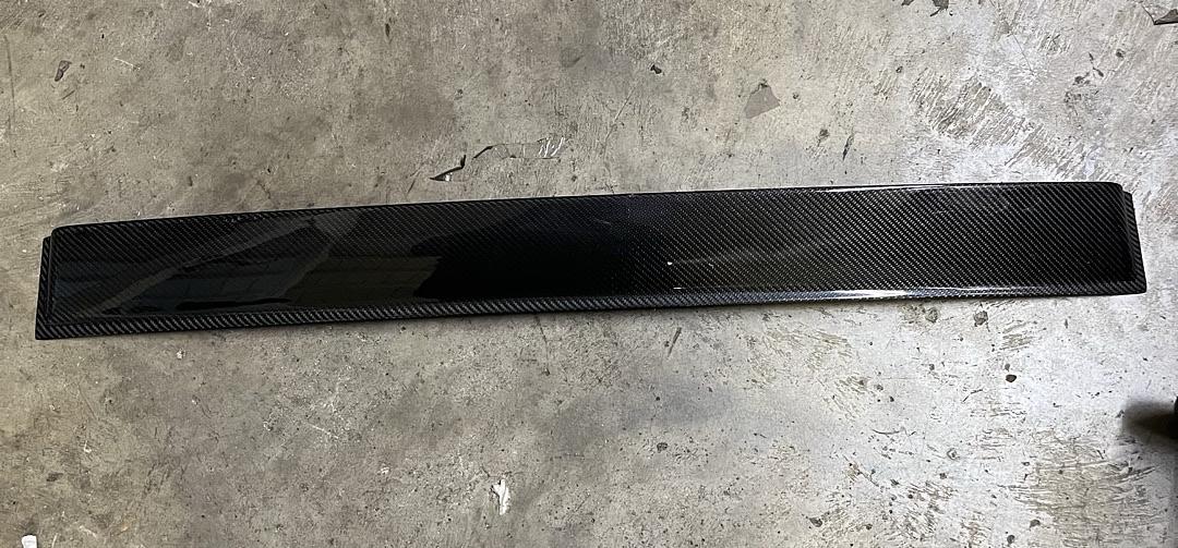 As Is For 03-08 Nissan 350Z Z33 100% Real Carbon Fiber Rear Window Roof Visor Spoiler
