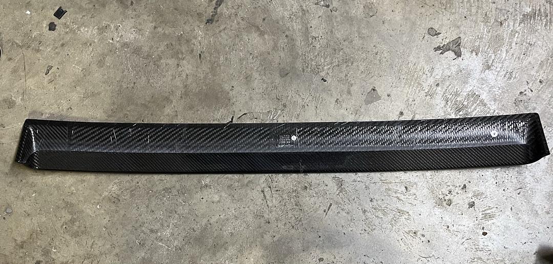 As Is For 03-08 Nissan 350Z Z33 100% Real Carbon Fiber Rear Window Roof Visor Spoiler