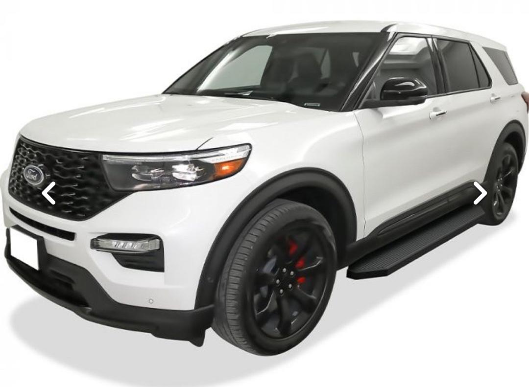 or IB-FR552H 2020-2021 Ford Explorer 4-Door SUV Running Board-H Series Black Finish