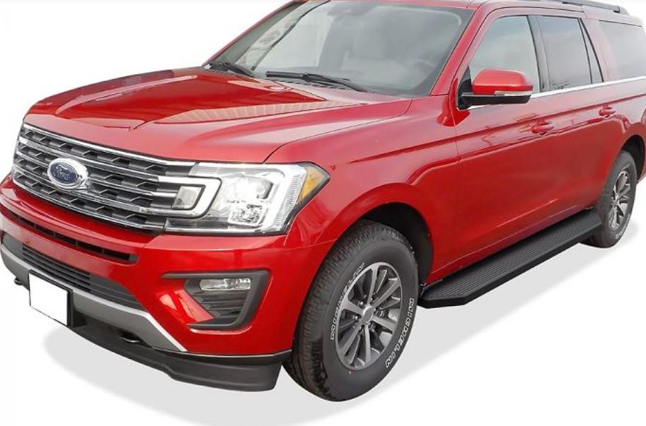 or IB-FR234H For Ford Expedition 2018-2022 APG 6" H Series Black Running Boards