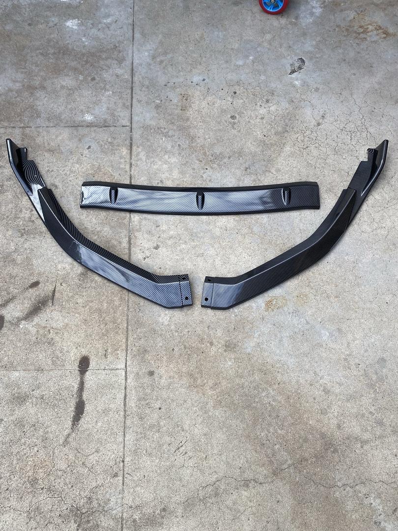 16-18 Nissan Maxima carbon fiber front bumper lip GT style