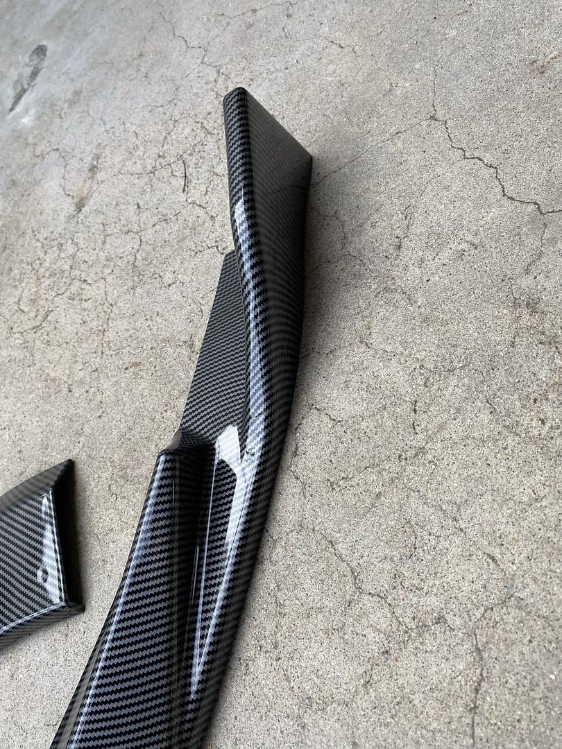 16-18 Nissan Maxima carbon fiber front bumper lip GT style