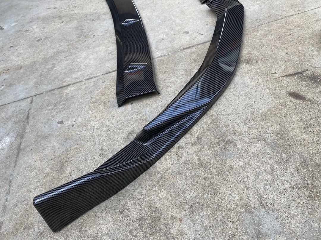 16-18 Nissan Maxima carbon fiber front bumper lip GT style
