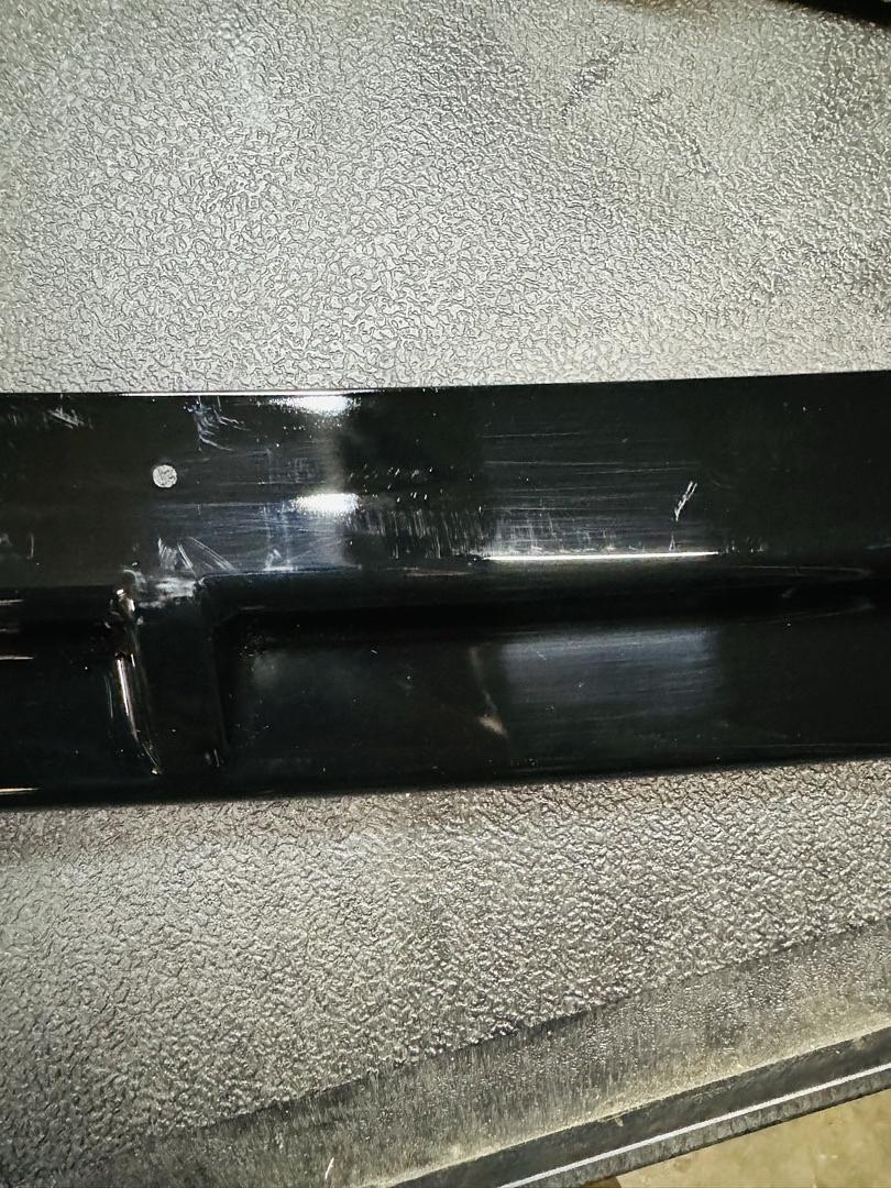 2017-2021 Honda Civic Si Coupe Sedan Painted Black Front Bumper Spoiler Lip