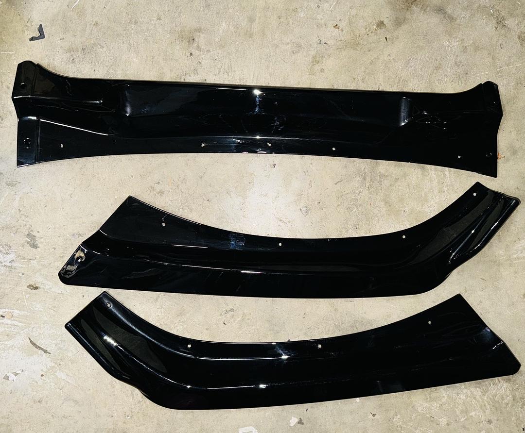 OB 2017-2020 Toyota 86 CS-Style JDM Painted Black Front Bumper Body Spoiler Lip