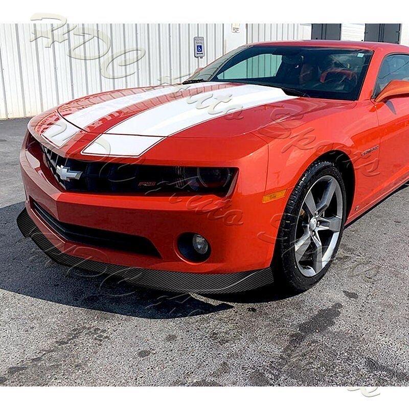 10-13 Chevy Camaro LT LS V6 Carbon Look Front Bumper Splitter Spoiler Lip