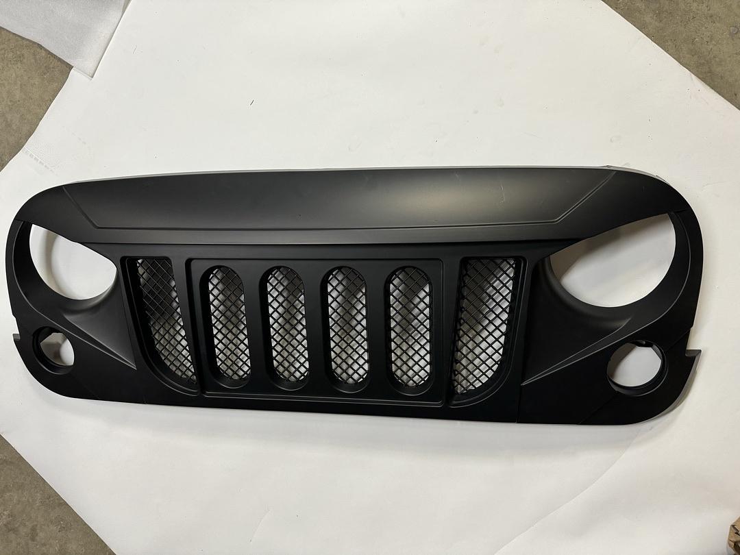 18-23 Jeep Wrangler JL 20-23 Jeep Gladiator Black Grill