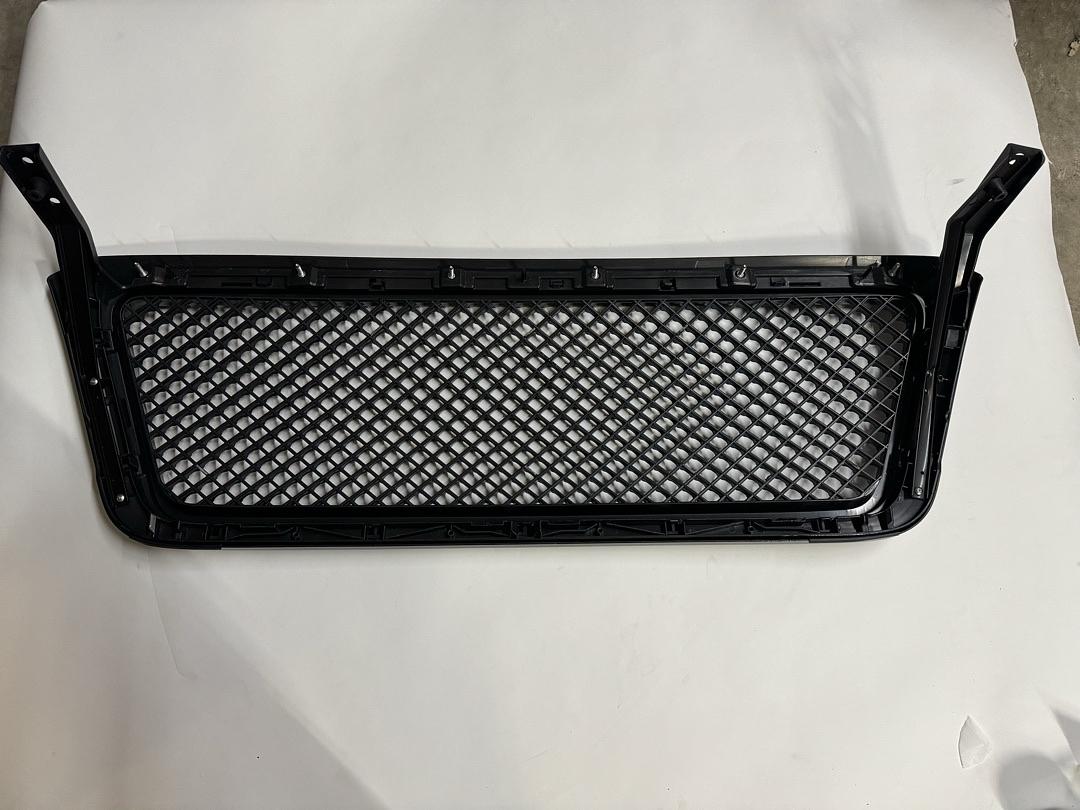 Ikon Motorsports Compatible with 04-08 Ford F150 All Black Mesh Front Hood Grill Grille 2004 2005 2006 2007 2008