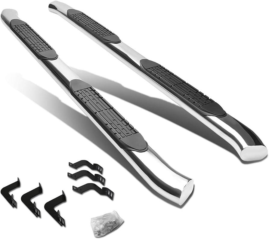 07-20 Toyota Tundra Crewmax Stainless Steel Curved Oval Running Boards