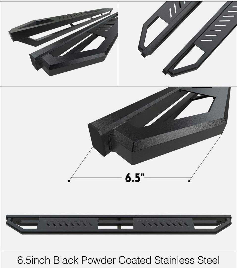 or IA-FS188B 15-23 Ford F150 Supercab Flat IArmor Steps black