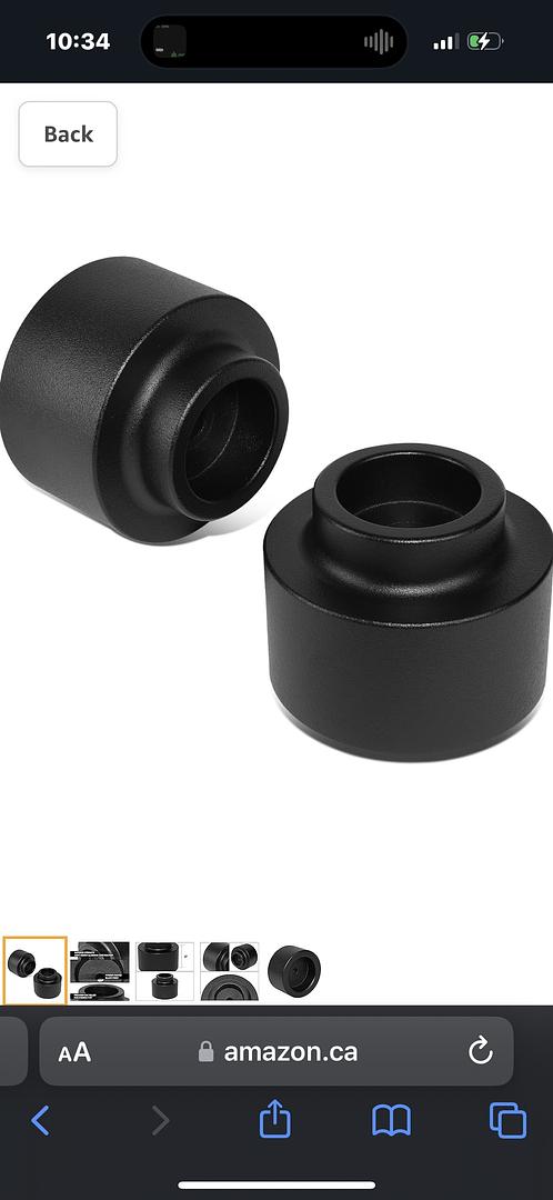 J2-LK-CH-R-005-BK 2001-2022 Avalanche/Tahoe/Suburban, 2002-2009 Trailblazer, 2001-2022 Yukon, 2003-2009 H2 2" Rear Leveling Lift Kit Spring Perch Spacers