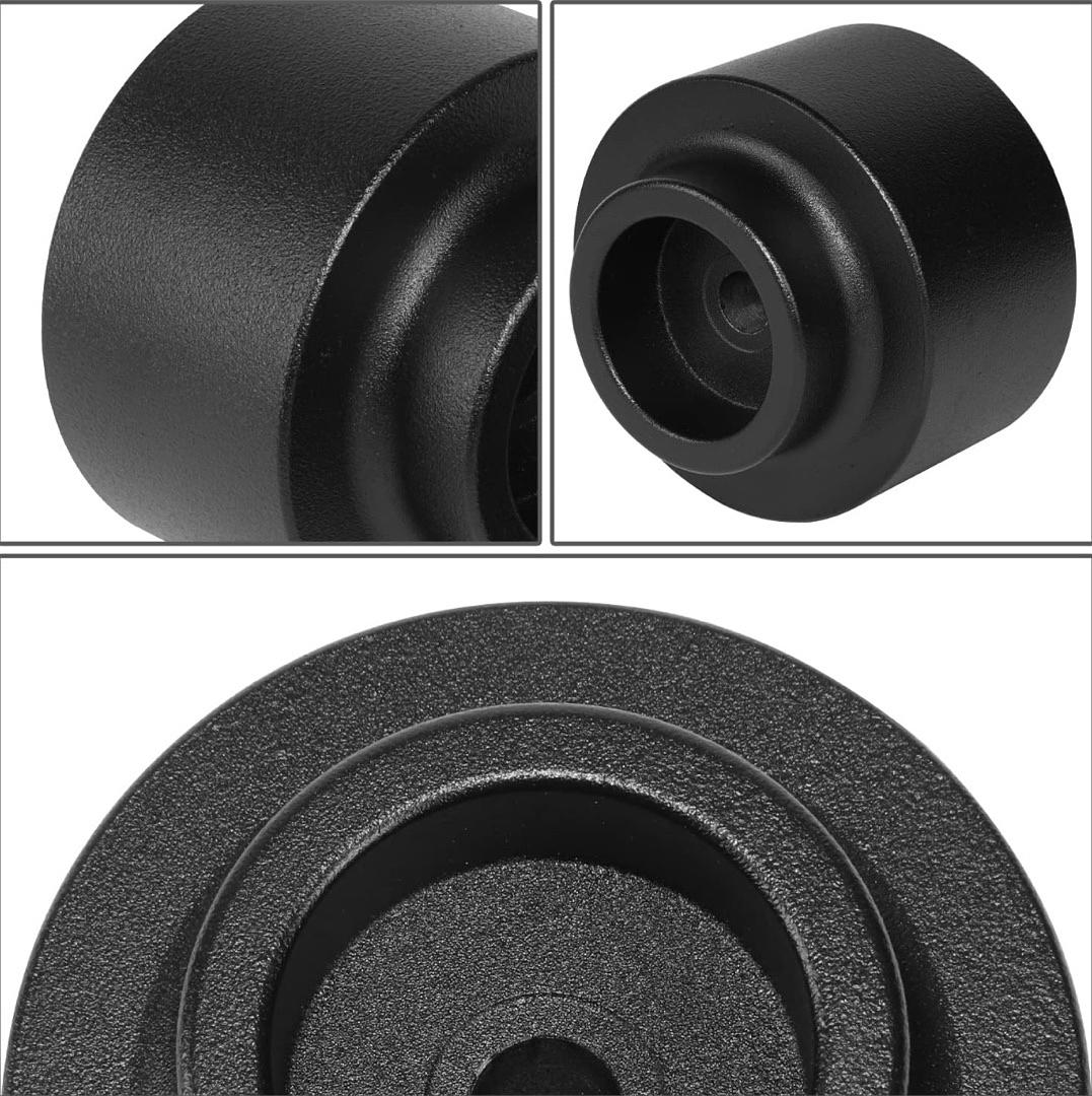 J2-LK-CH-R-005-BK 2001-2022 Avalanche/Tahoe/Suburban, 2002-2009 Trailblazer, 2001-2022 Yukon, 2003-2009 H2 2" Rear Leveling Lift Kit Spring Perch Spacers