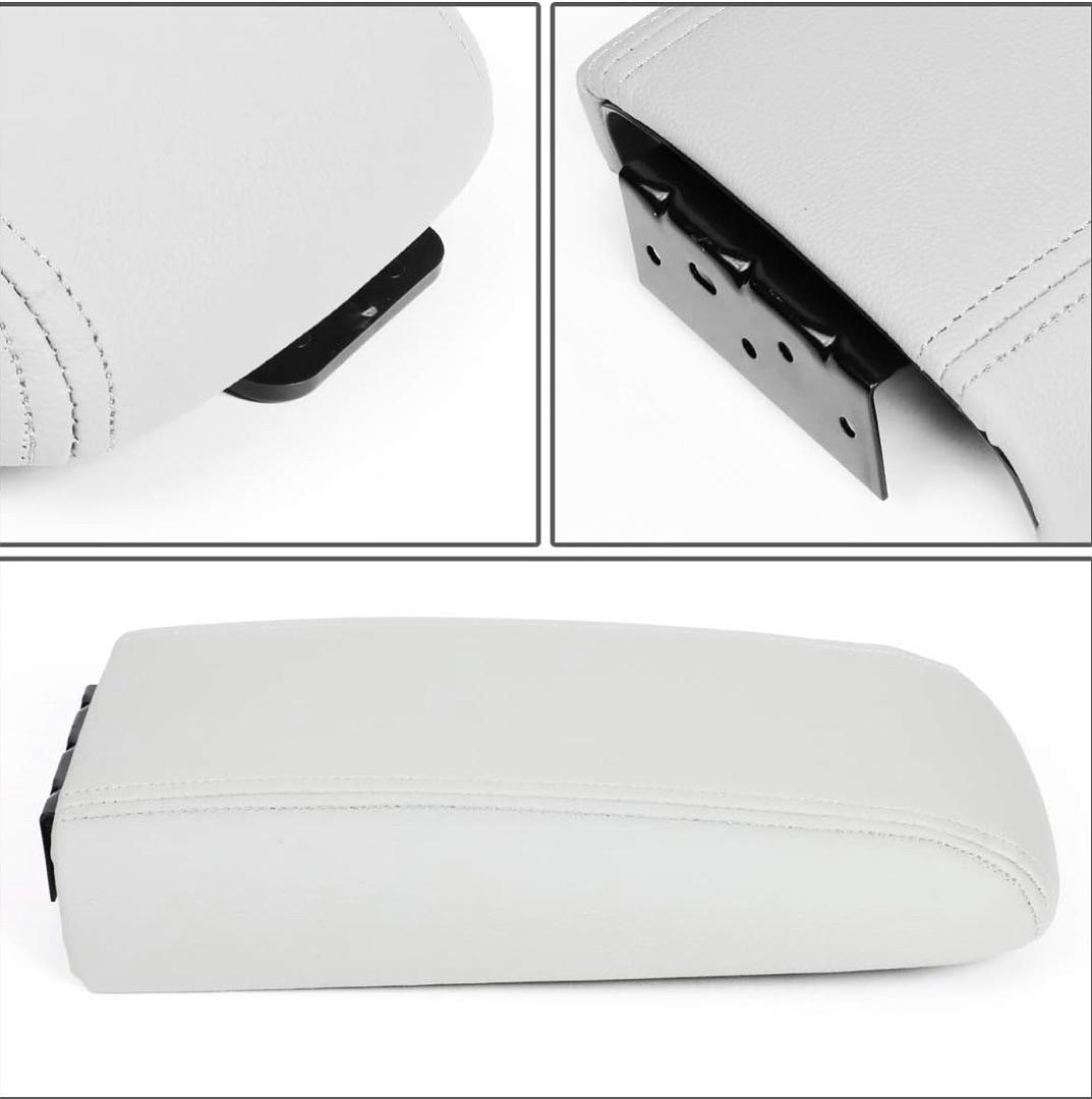 OE Style Leather Center Console Armrest Lid Assembly w/Latch