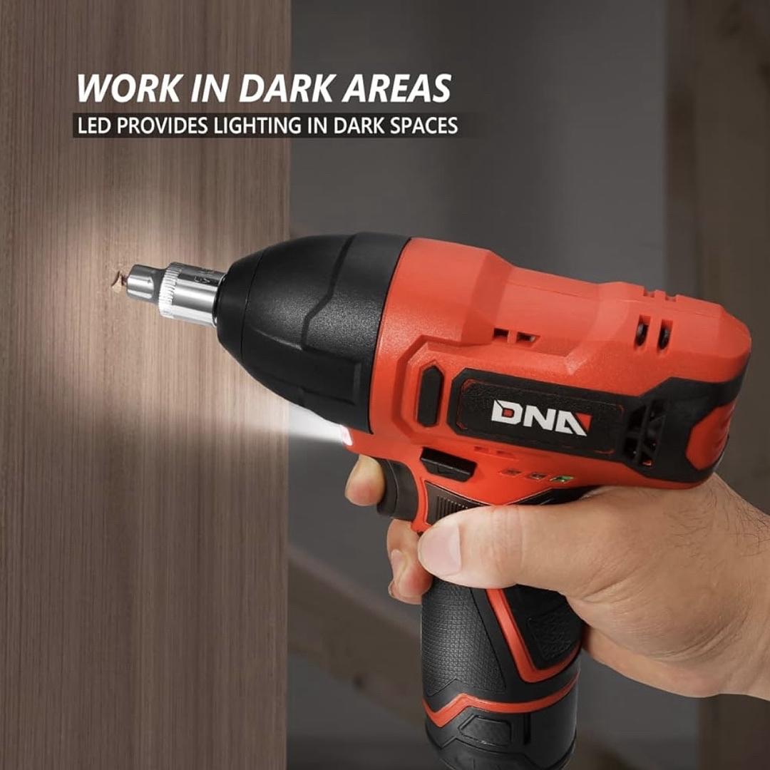 Cordless Impact Wrench, 3/8‚Äù Chuck Max Torque 120Nm 12V Electric Power Impact Wrench with LED Work Light,Red (Tool Only)