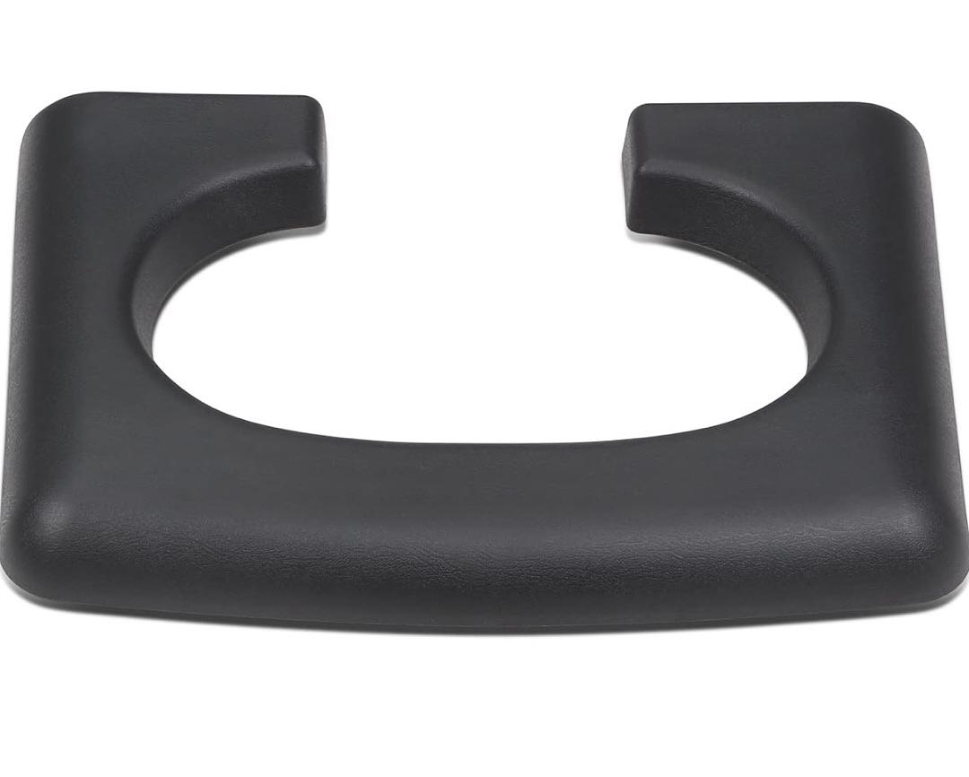 Center Console Cup Holder Trim Pad Armrest Lid Compatible with 2004-2014 F-150 W/ 40/20/40 Bench Seat,Black