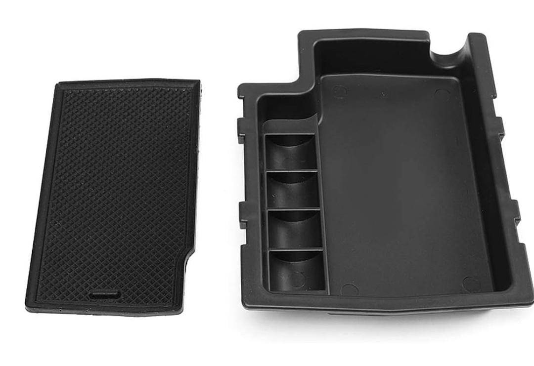 (Refurbish) (OB) ZTL-Y-0022 Center Console Armrest Organizer Tray (for 13-17 Subaru Crosstrek), 1 Pack,Black