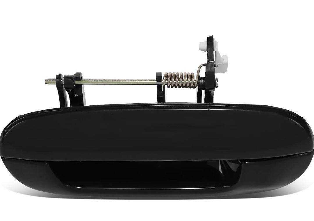 Rear Left Side Door Pull Handle Compatible with 2002-2006 Trailblazer/Envoy, 2003-2006 Ascender Ext/Extended Chassis Models, Smooth Black