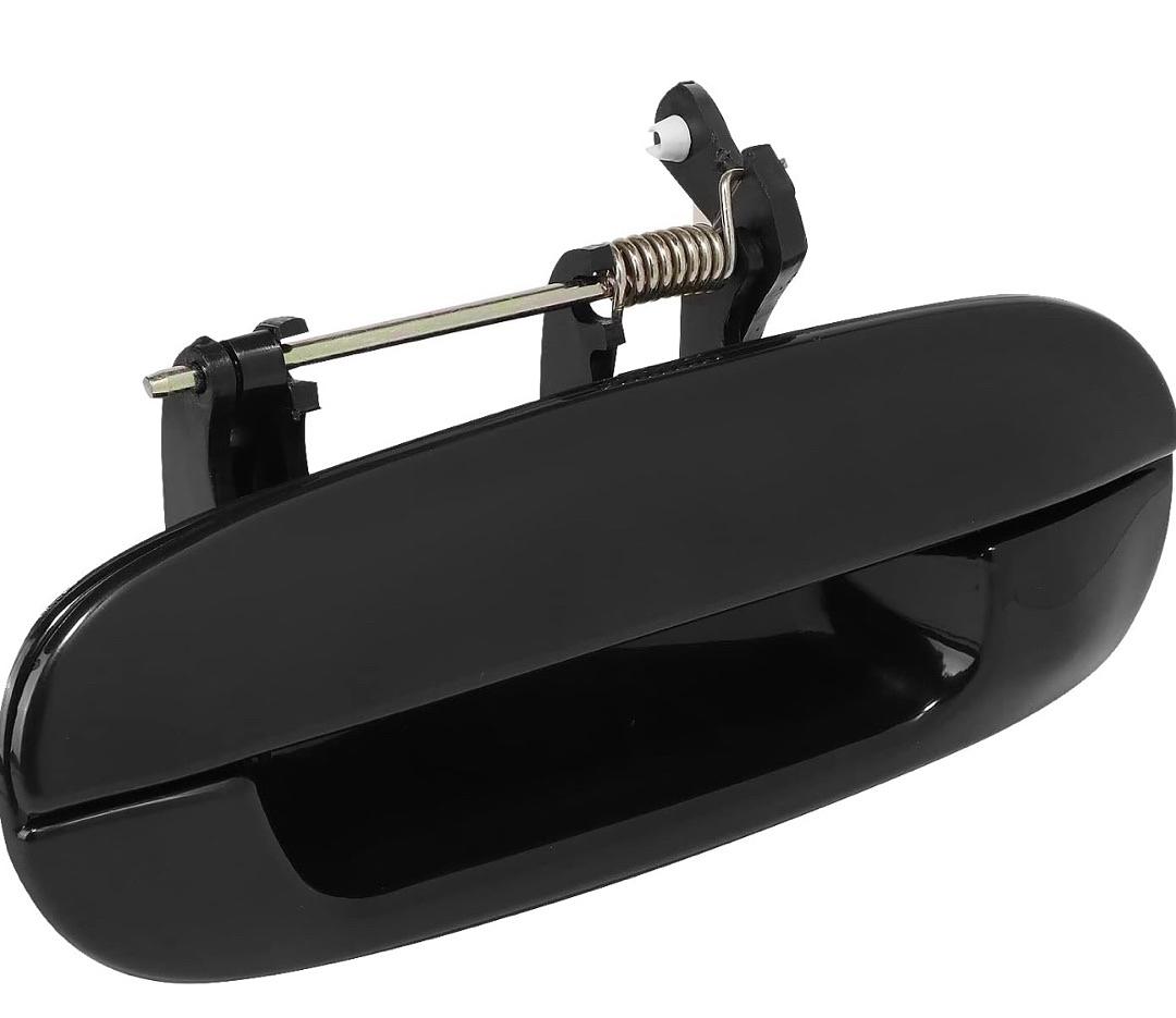 Rear Left Side Door Pull Handle Compatible with 2002-2006 Trailblazer/Envoy, 2003-2006 Ascender Ext/Extended Chassis Models, Smooth Black