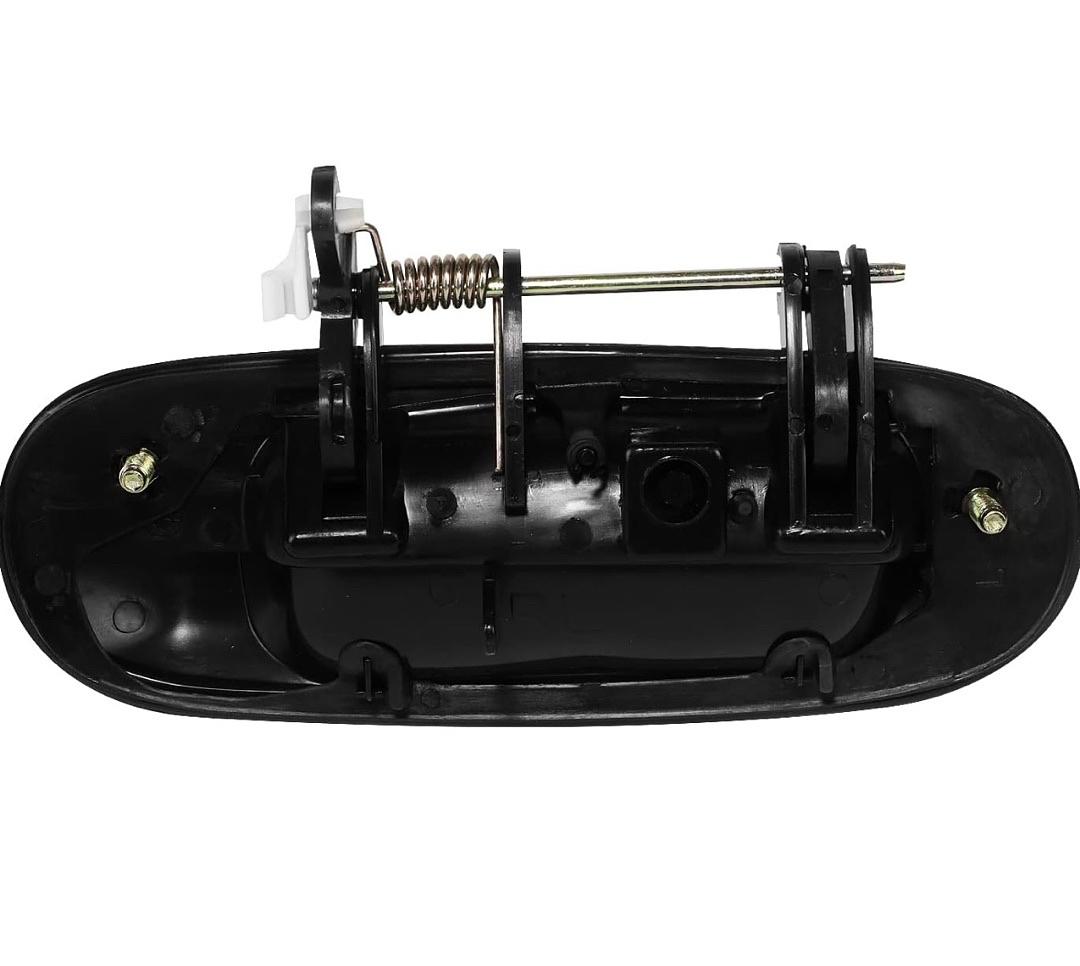 Rear Left Side Door Pull Handle Compatible with 2002-2006 Trailblazer/Envoy, 2003-2006 Ascender Ext/Extended Chassis Models, Smooth Black