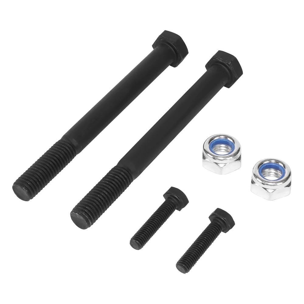 J2 BLACK 2" DROP ALUMINUM DIFFERENTIAL/SKID PLATE DROP KIT SPACERS FOR 95-04 TACOMA 2.7L 3.4L 4WD