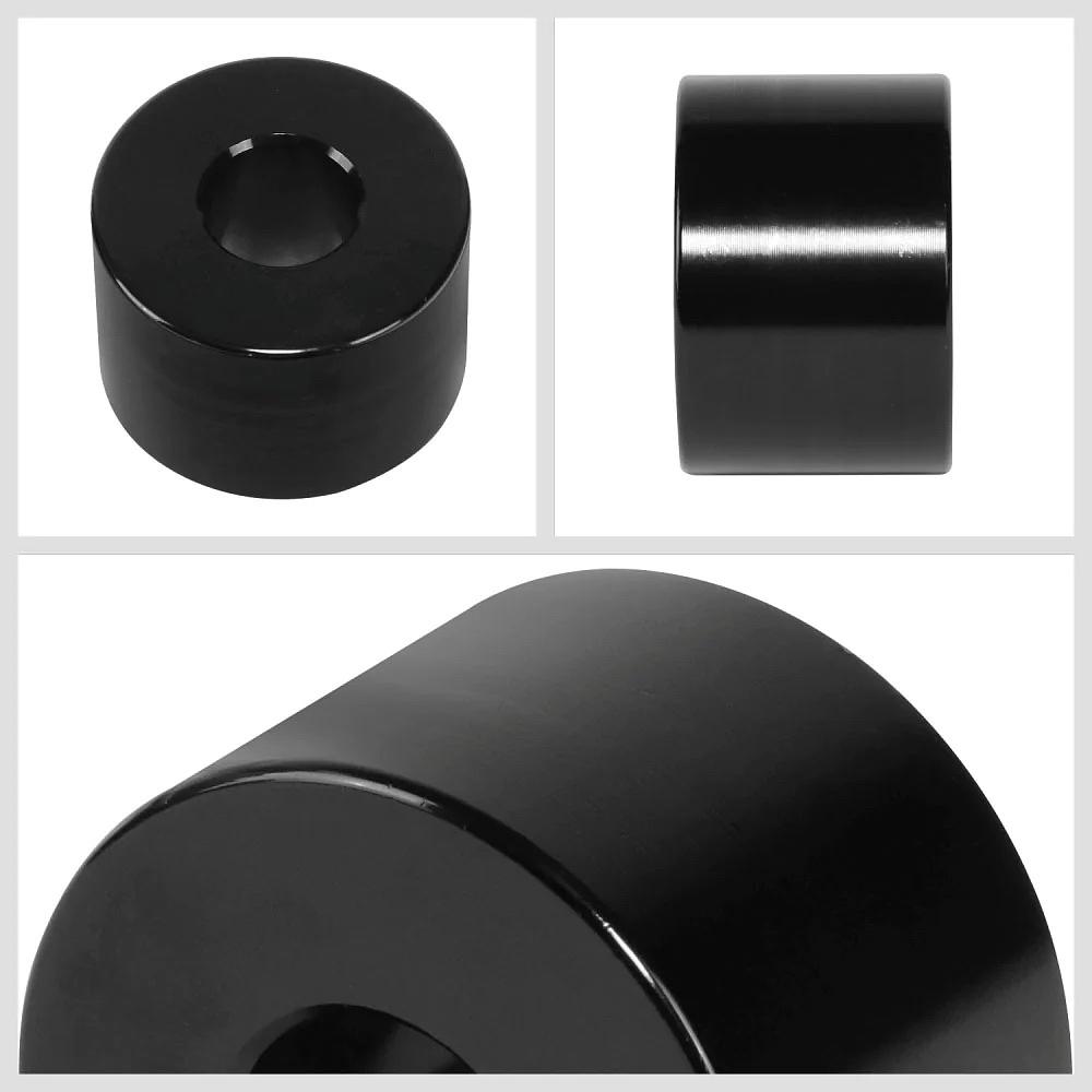 J2 BLACK 2" DROP ALUMINUM DIFFERENTIAL/SKID PLATE DROP KIT SPACERS FOR 95-04 TACOMA 2.7L 3.4L 4WD