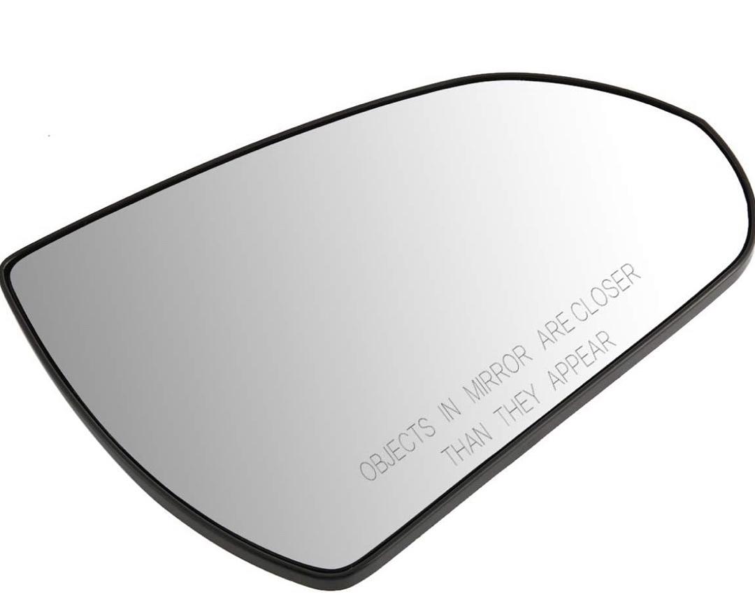 Factory Style Right Side Mirror Glass w/Convex Spotter Compatible with 17-19 Elantra