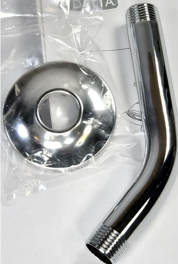 Delta 5-3/4" Wall Mounted Shower Arm and Shower Arm Flange