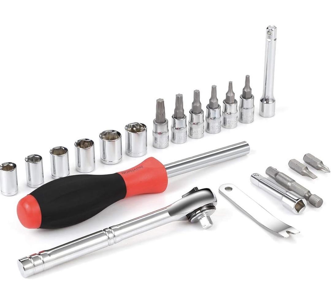 20pcs Screwdriver Hex Socket Ratchet Hand Tool Auto Repair Set for Headlight