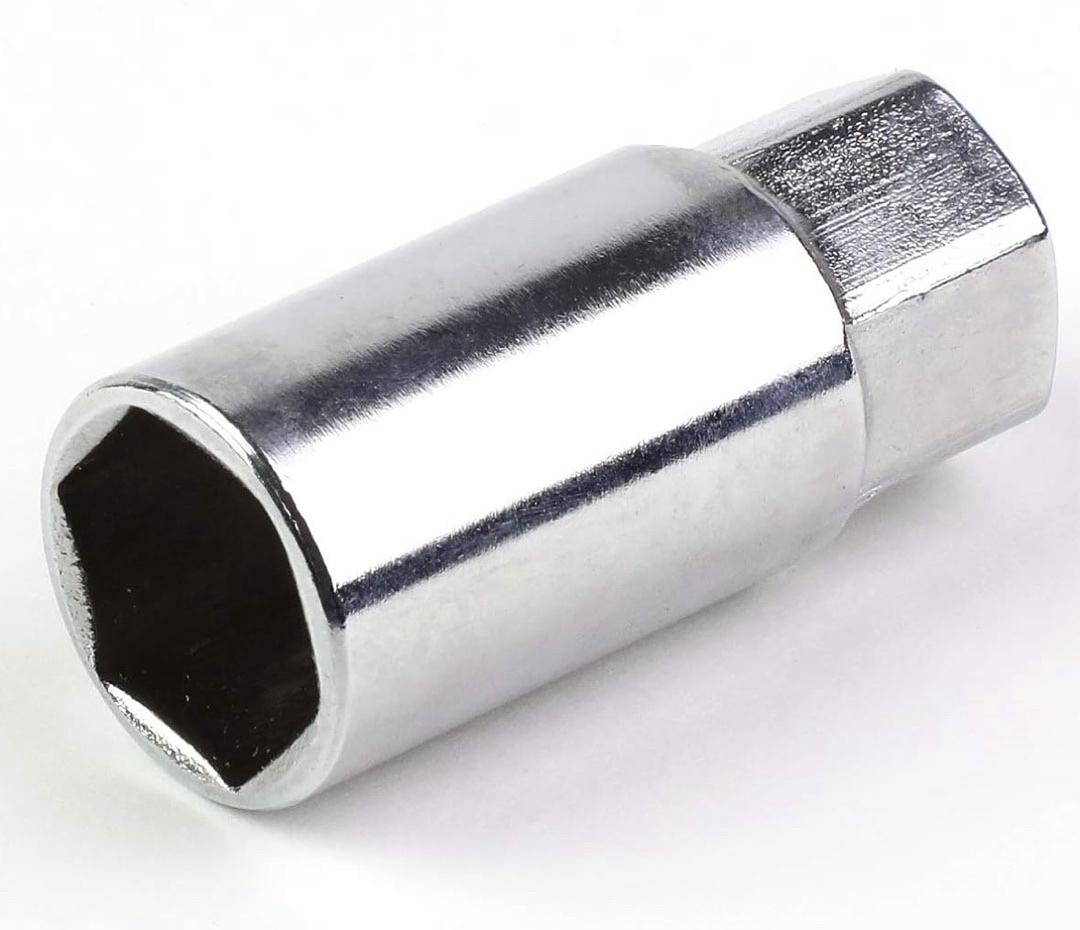 20Pcs M12 x 1.5 Aluminum Alloy Open End Wheel Lug Nuts w/Deep Drive Extension, 20mm OD/60mm H, Red