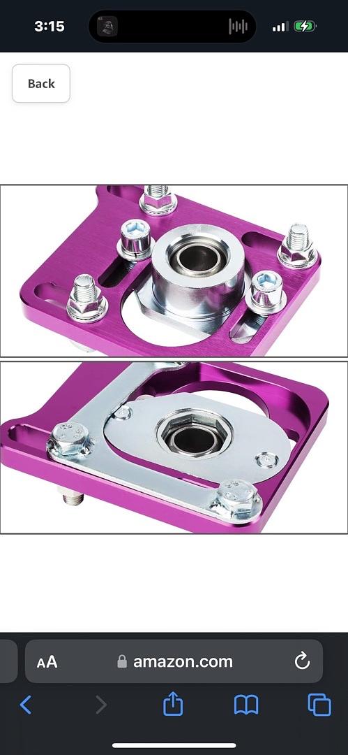 CBK-PLT-FM94-PP Front Adjustable +/- 2.5 Coilover Camber/Caster Plates (SCRATCHED)