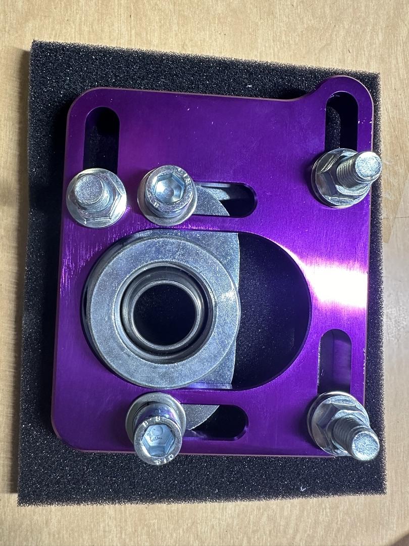 CBK-PLT-FM94-PP Front Adjustable +/- 2.5 Coilover Camber/Caster Plates (SCRATCHED)